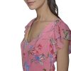 41pjcor4EZL.jpg Women's Ruffle Sleeved Midi Printed High Low Dress