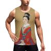 Asian Ladies Mens Tank Tops Summer Beach Tanktop, Sleeveless Gym Workout T-Shirt Breathable Fit Vests