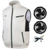 Cooling Fan Vest, Air Conditioning Fans Vest Electric Cool Vest Heat Reducing Clothing for Hiking Cooling Work Fishing
