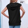41xfP0YJEwL.jpg Women's Sleeveless Zip Up Hoodies Casual Loose Fit Drawstring Sweatshirts Lightweight Jackets Vest with Pockets