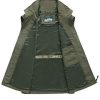Men's Lightweight Vest Outdoor Windbreaker Vest Jacket For Golf Safari Travel Fishing Hiking Vest