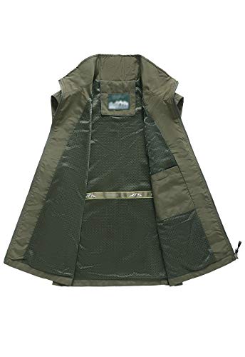 Men's Lightweight Vest Outdoor Windbreaker Vest Jacket For Golf Safari Travel Fishing Hiking Vest
