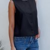 41ywgLotl4L.jpg Vest for Women 2025 Button Down Sleeveless Blazer Suit Vest Cropped Waistcoat Spring Summer Casual Outfits