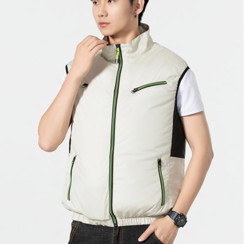 Cooling Fan Vest, Air Conditioning Fans Vest Electric Cool Vest Heat Reducing Clothing for Hiking Cooling Work Fishing