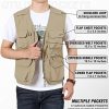 516x42IPdtL.jpg Men's Fishing Vest Lightweight Safari Travel Vest Utility Cargo Vest with Multi Pockets