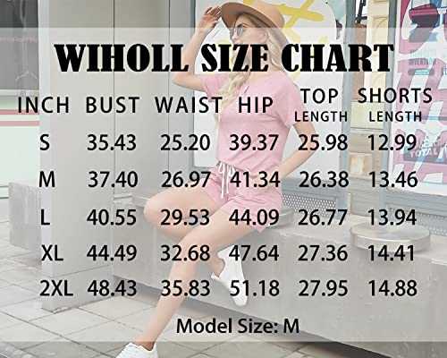 519OlFXzMgL.jpg Two Piece Outfits for Women Lounge Sets Button Down Top and Shorts Set Sweatsuits with Pockets