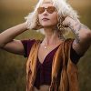 60s 70s Hippie Costume Set for Women, Bohemian Costume Accessories Set Fringe Vest Leopard Print Earrings Headband Heart