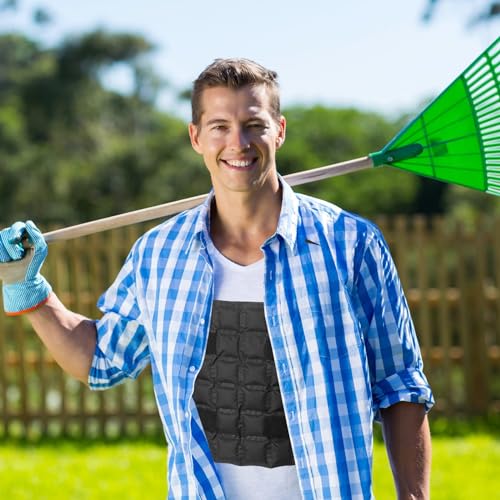 Ice Cooling Vest Neck Cooler for Hot Weather, Reusable Ice Pack Vest with Adjustable Straps, Cold Ice Jacket for Men & Women