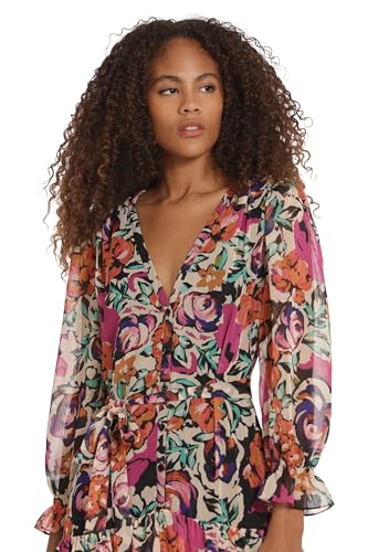 51HgznhWwL.jpg Women's V-Neck Tiered Skirt Maxi Day Dress Event Party Night Out Guest of