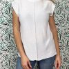Women's Cap Sleeve Sweater Vest Crew Neck Sleeveless Casual Knit Tops 2024 Summer Clothes S-XXL