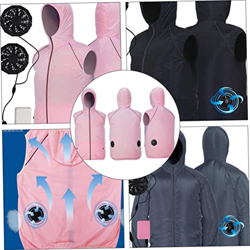 Summer Cooling Vest for Men and Women Reflective Design Fan Powered Waistcoat for Outdoor Activities Lightweight and Comfortable