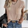 51SqIrJr8xL.jpg Summer Fall Short Sleeve Sweater for Women 2025 Casual Sweater Vest Cotton Knit Pullover Tank Tops Fashion Clothing