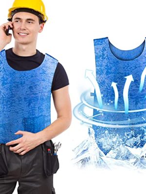 Evaporative Cooling Vest for Men Women: Water Activated Ice Cold Vest for Hot Weather