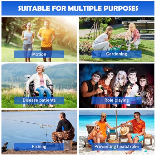 51dcEhBjZAL.jpg Cooling Vest for Men & Women Ice Reflective Vest Cool Jacket for Hot Weather with Pockets Ideal for Motorcycle Outdoor Stay Cool