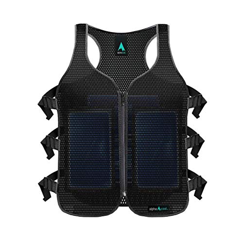 Frosty Mesh Ice Vest for Men and Women ?C Cooling Vest with Ice Packs, 2 Sets ?C Three Gel Pad Pockets ?C Adjustable Straps for
