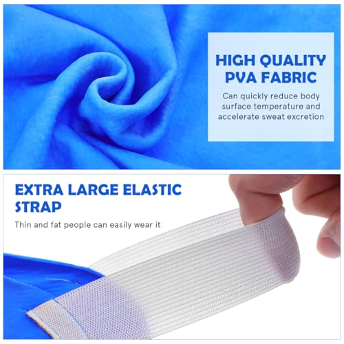 51iwehouPbL.jpg Cooling Vest for Men & Women Ice Reflective Vest Cool Jacket for Hot Weather with Pockets Ideal for Motorcycle Outdoor Stay Cool