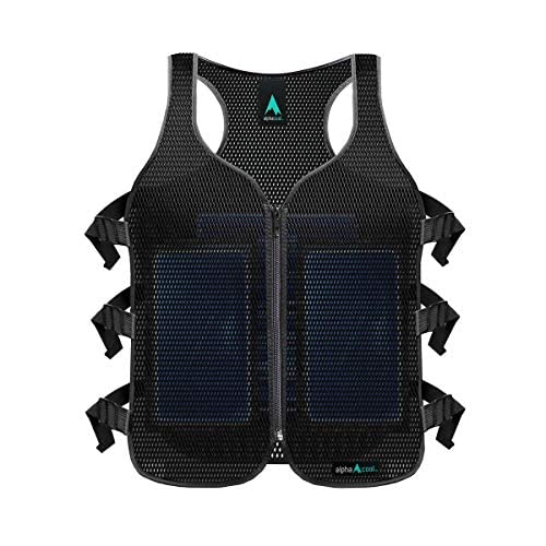 Frosty Mesh Ice Vest for Men and Women ?C Cooling Vest with Ice Packs, 2 Sets ?C Three Gel Pad Pockets ?C Adjustable Straps for