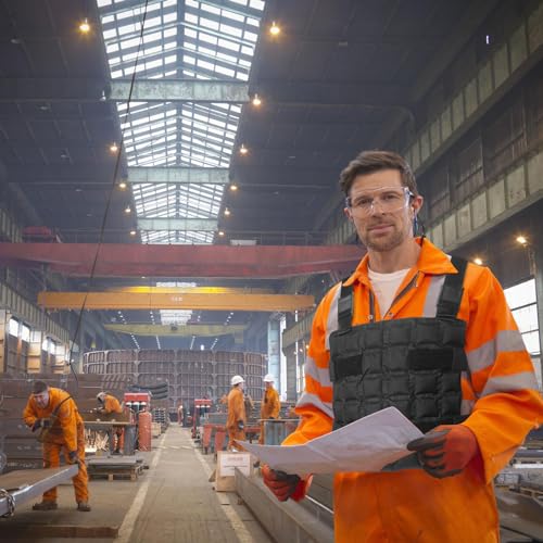 Ice Cooling Vest Neck Cooler for Hot Weather, Reusable Ice Pack Vest with Adjustable Straps, Cold Ice Jacket for Men & Women