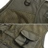 51r6p8qBSRL.jpg Outdoor Multi Pocket Vest Summer Casual Mesh Vest Jacket for Fishing Hunting Work Waistcoat