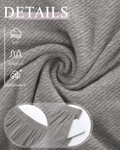 51t5l9GMbxL.jpg 3 Pack Women's Casual Shorts Lounge Soft Summer Ribbed Elastic High Waisted Shorts Pocket Workout Athletic SweatShorts