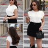 Women's Cap Sleeve Sweater Vest Crew Neck Sleeveless Casual Knit Tops 2024 Summer Clothes S-XXL