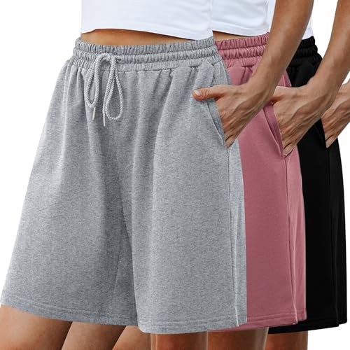 Women's Athletic Shorts Jogger Sweat Casual Loose Bermuda Shorts (Available in Plus Size)