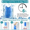 Evaporative Cooling Vest for Men Women: Water Activated Ice Cold Vest for Hot Weather