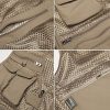 617OIjN9MoL.jpg Mens Mesh Quick Dry Outdoor Work Fishing Travel Photo Vest with Multi Pockets