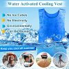 Evaporative Cooling Vest for Men Women: Water Activated Ice Cold Vest for Hot Weather